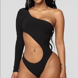 Cutting you off long sleeve bodysuit -Fashion Nova
